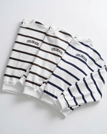 Buzo frisa rayado Colorado