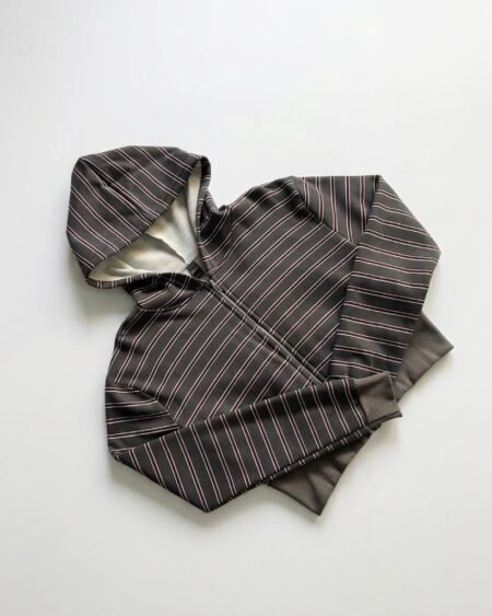 Campera frisa rayada Corta Basica