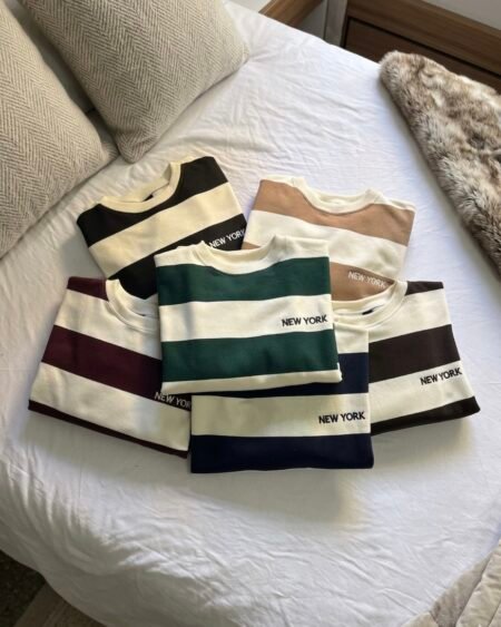 Buzo frisa rayado New York