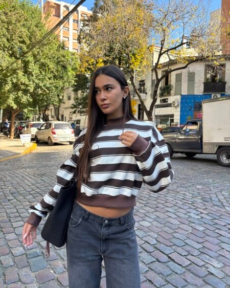 Buzo frisa rayado Chloe