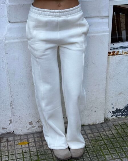 Palazzo con recortes algodon frisado