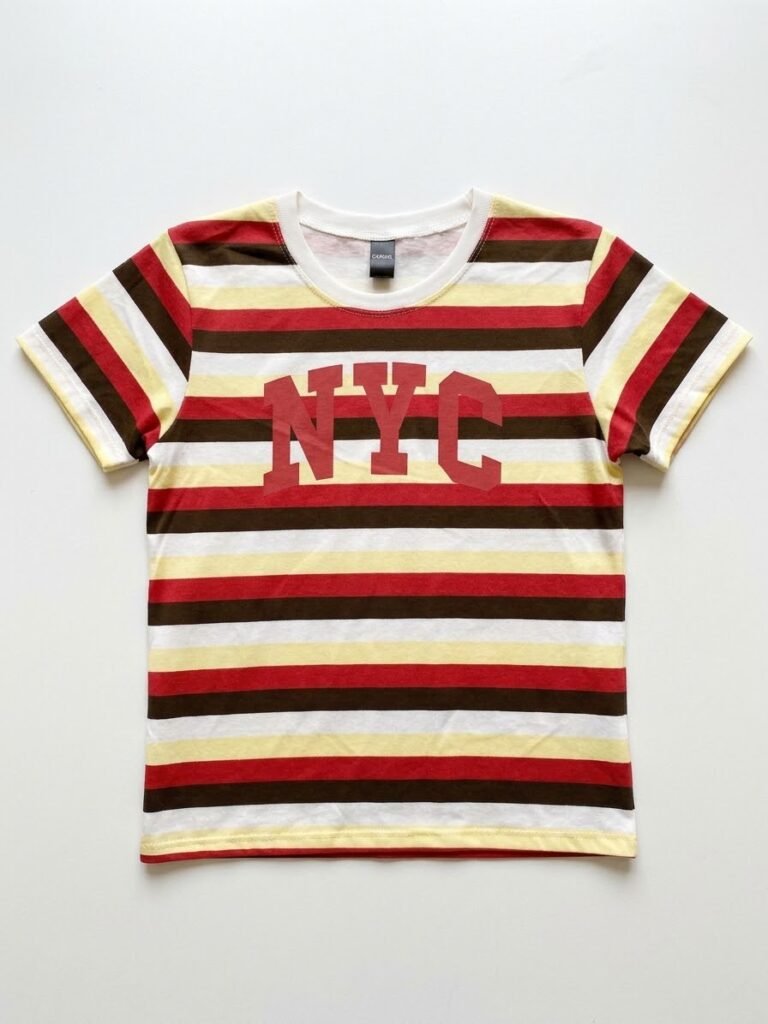 Remera jersey tricolor NYC