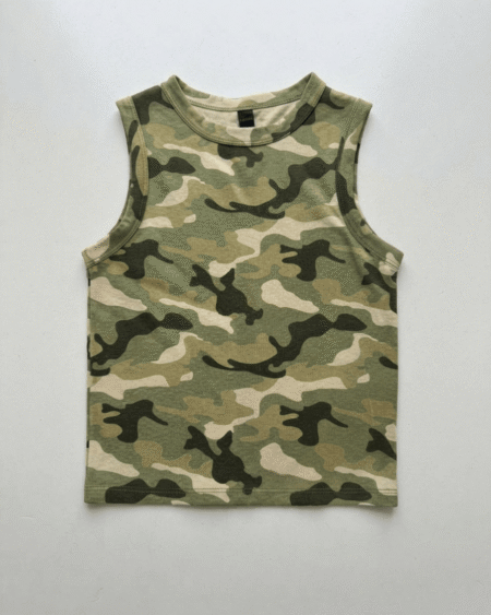 Musculosa jersey camuflado